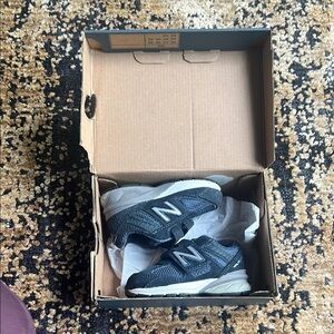 New Balance Kids' Navy Sneakers NIB